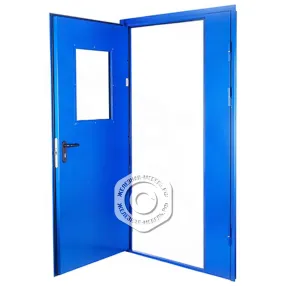 дверь eis 60 дымогазонепроницаемая двупольная со стеклом