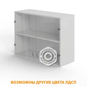 шкаф навесной шн-2 (лдсп серый)