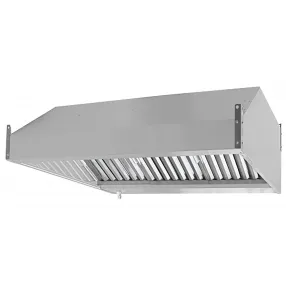 зонт вытяжной пристенный эконом зв-п10/09-э