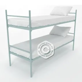 кровать металлическая двухъярусная «хит» (1850х700, сетка 113х114, 1 перемычка)