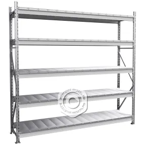 стеллаж ms pro z 2000х2400х500 (5 ярусов с секционным настилом)