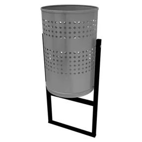 урна уличная «уралочка» 21л, с перфорацией вкапываемая