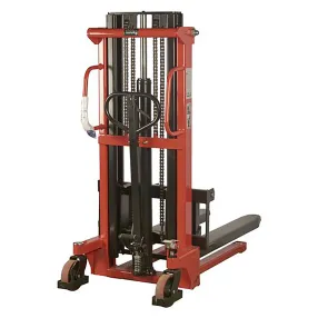 штабелер гидравлический 1,0 т 2,0 м tor cty-eh с раздвижными вилами