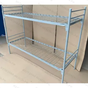 кровать двухъярусная «строитель» к7012к ложе 1900х700, закруглённое, сетка квадратное звено