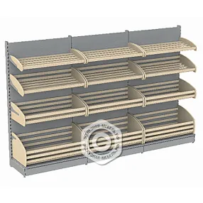 стеллаж торговый хлебный 50 серия