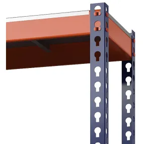 стеллаж металлический профи-т 2000х1240х455 (4 сплошные оцинкованные мет. усиленные полки)