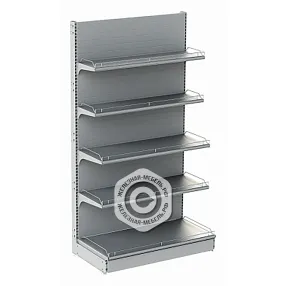 стеллаж торговый пристенный 25 серия