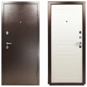 дверь титан-2050/960 ясень белоснежный антик медь