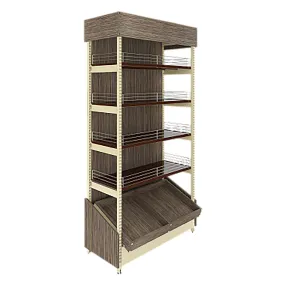 стеллаж-экспозитор алкогольный пристенный