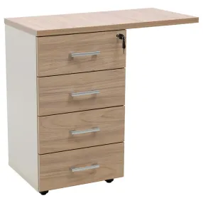 тумба офисная боковая npw-408 l4