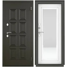 металлическая дверь фактум зеркало 2050/860