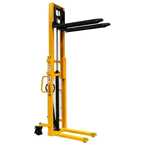 ручной гидравлический штабелер smartlift sda 1525 (1500 кг; 2,5 м; фиксированные вилы)