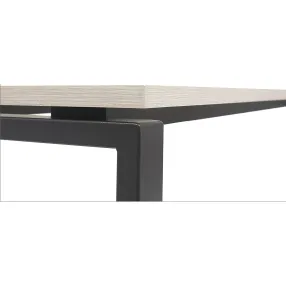 стол nt 120х70 белое дерево/антрацит