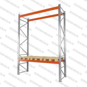 стеллаж грузовой стсм 4000х2700х1000 (2 яруса)