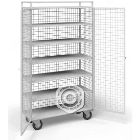 стеллаж передвижной для хранения инвентаря закрытого типа 2000х1230х500