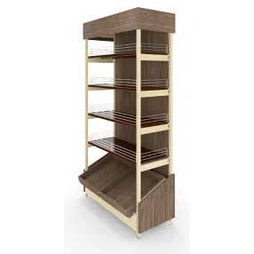 стеллаж-экспозитор алкогольный пристенный