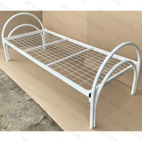 кровать «полукруглая» к6512с спинка d38х32, ложе 1900х800, закруглённое, сетка 100х60, 2 перемычки