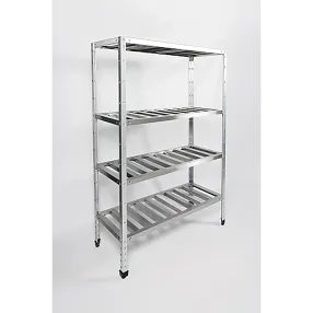 стеллаж производственный с решетчатой полкой стпр-6/3-эц