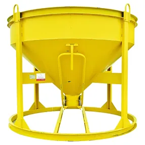 бадья для бетона бн 2,5 м3 низкая с лотком