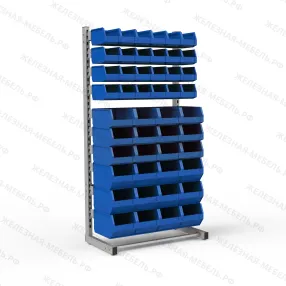 стеллаж односторонний №76 (1835х950х510)