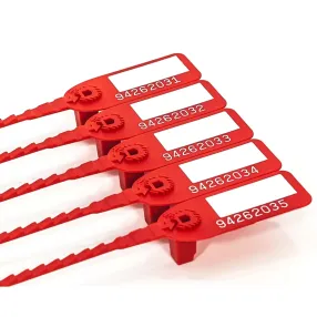 пломба пластиковая оптима (с белым полем)