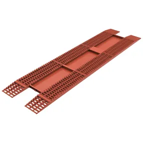 эстакада металлическая «каскад» стандарт, разборная, 11м, усиленная, красная