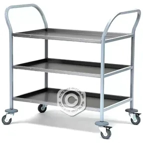 тележка для сервировки тдсп - 900х600х860 «profi inox» (3 уровня)