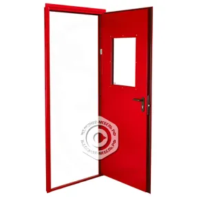 дверь ei 60 противопожарная остекленная однопольная
