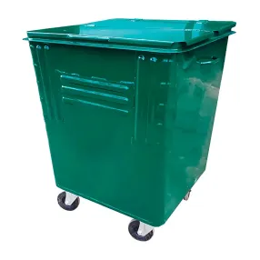 мусорный контейнер 750л для тбо усиленный, арт. ктбо 0.75-3 н, с крышкой, на колёсах