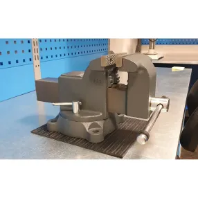 тиски чугунные поворотные с наковальней m 125