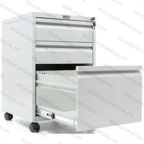 тумба мобильная практик bfc-70/3 (ap-1)