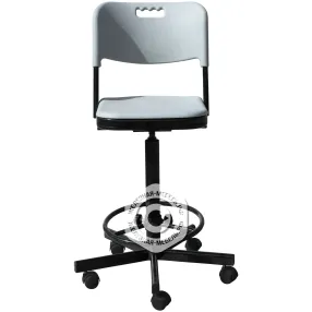 лабораторный стул с пластиком высокий кр19(в)