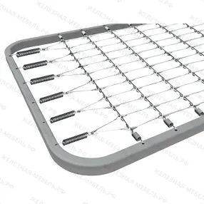 кровать «комбинированная» к630к ложе 1900х700, закруглённое, сетка квадратное звено