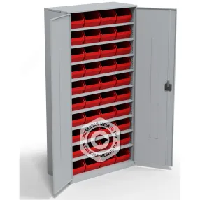 шкаф для пластиковых лотков шпл-400 (с дверьми)