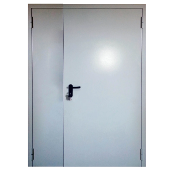 Дверь техническая двупольная 2200х1300 - 1.5мм (Антик-медь)